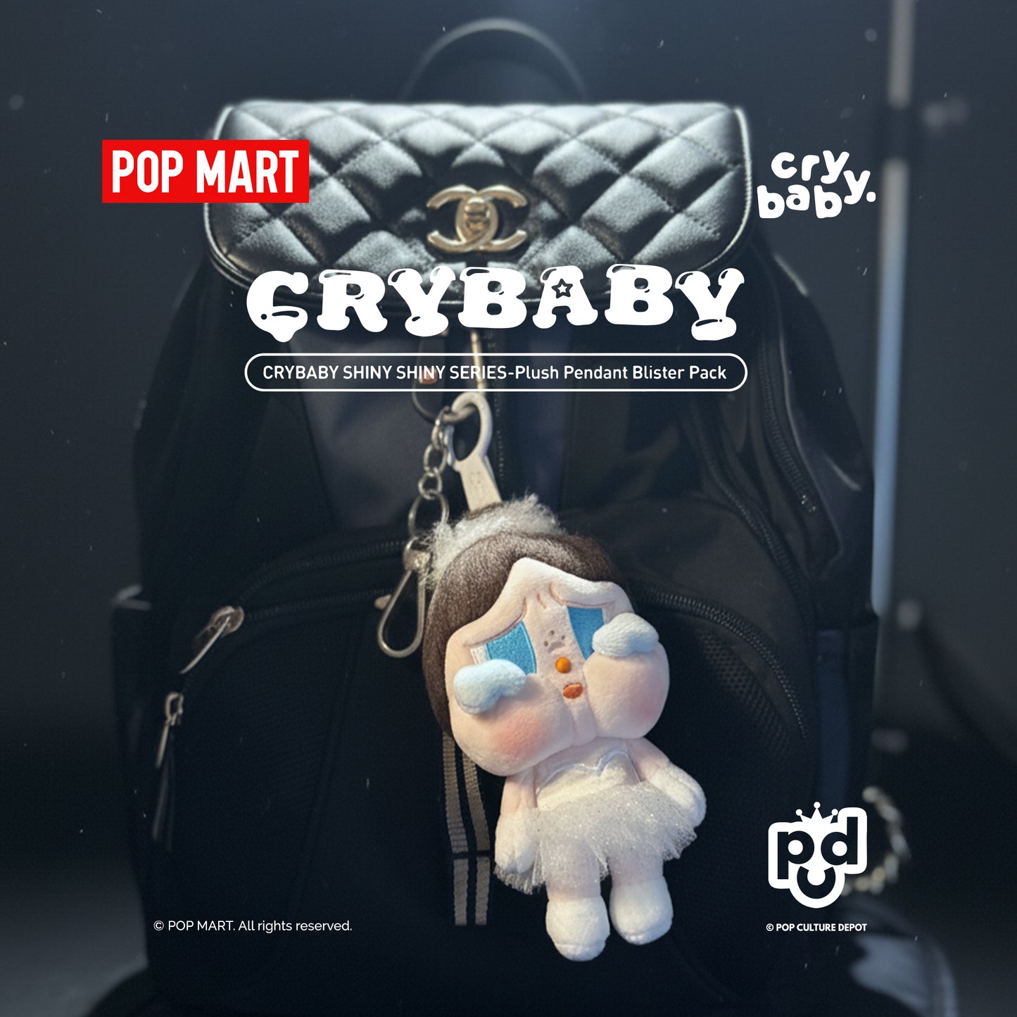 POP MART CRYBABY – Shiny Shiny Series Plush Pendants