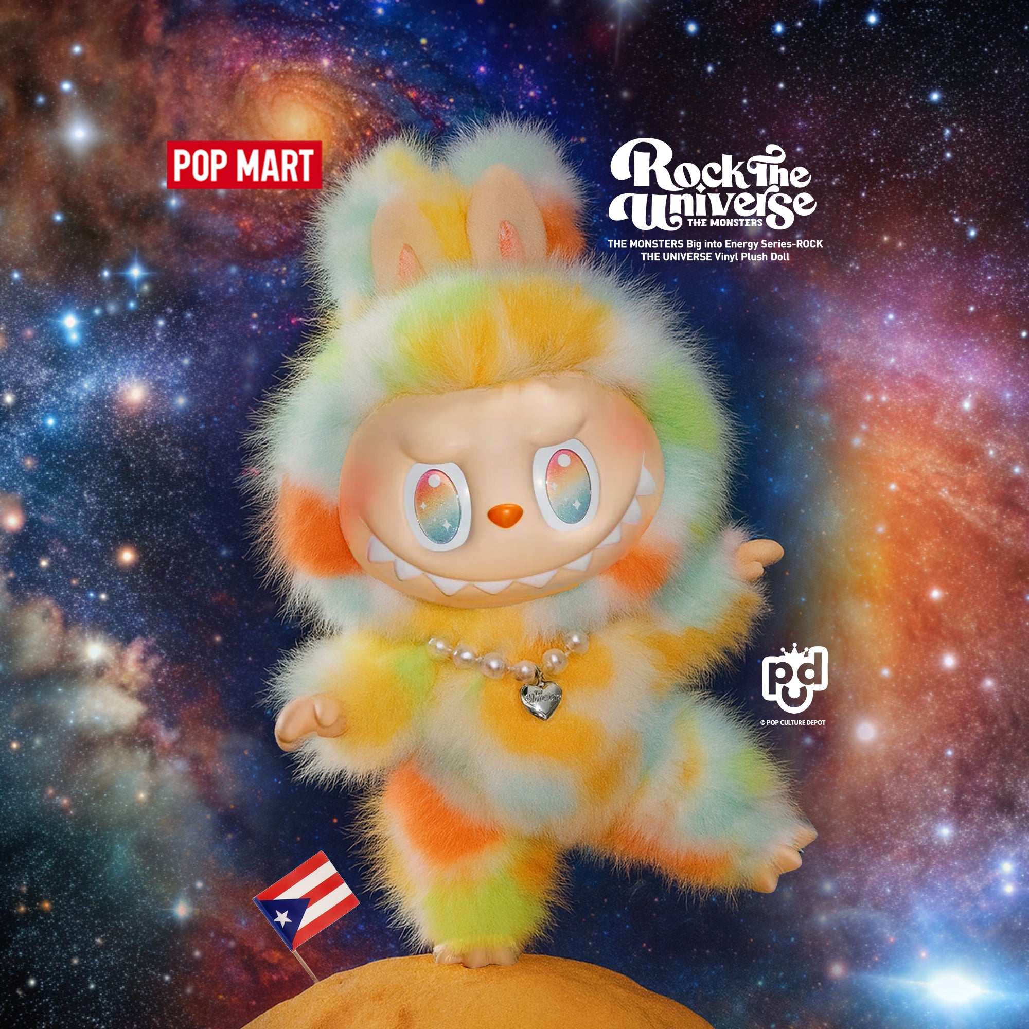 THE MONSTERS Big into Energy Series – ROCK THE UNIVERSE Vinyl Plush Doll