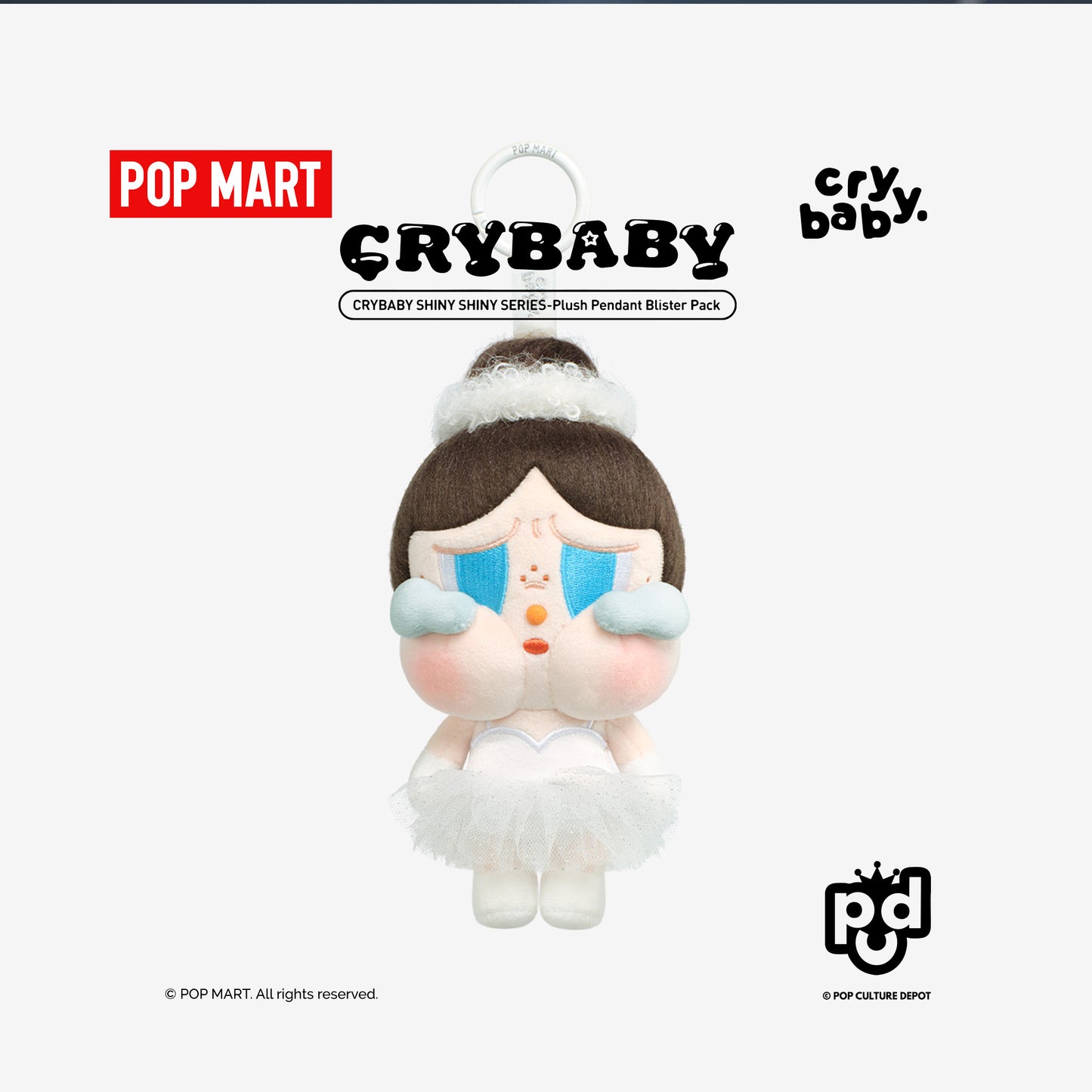 POP MART CRYBABY – Shiny Shiny Series Plush Pendants