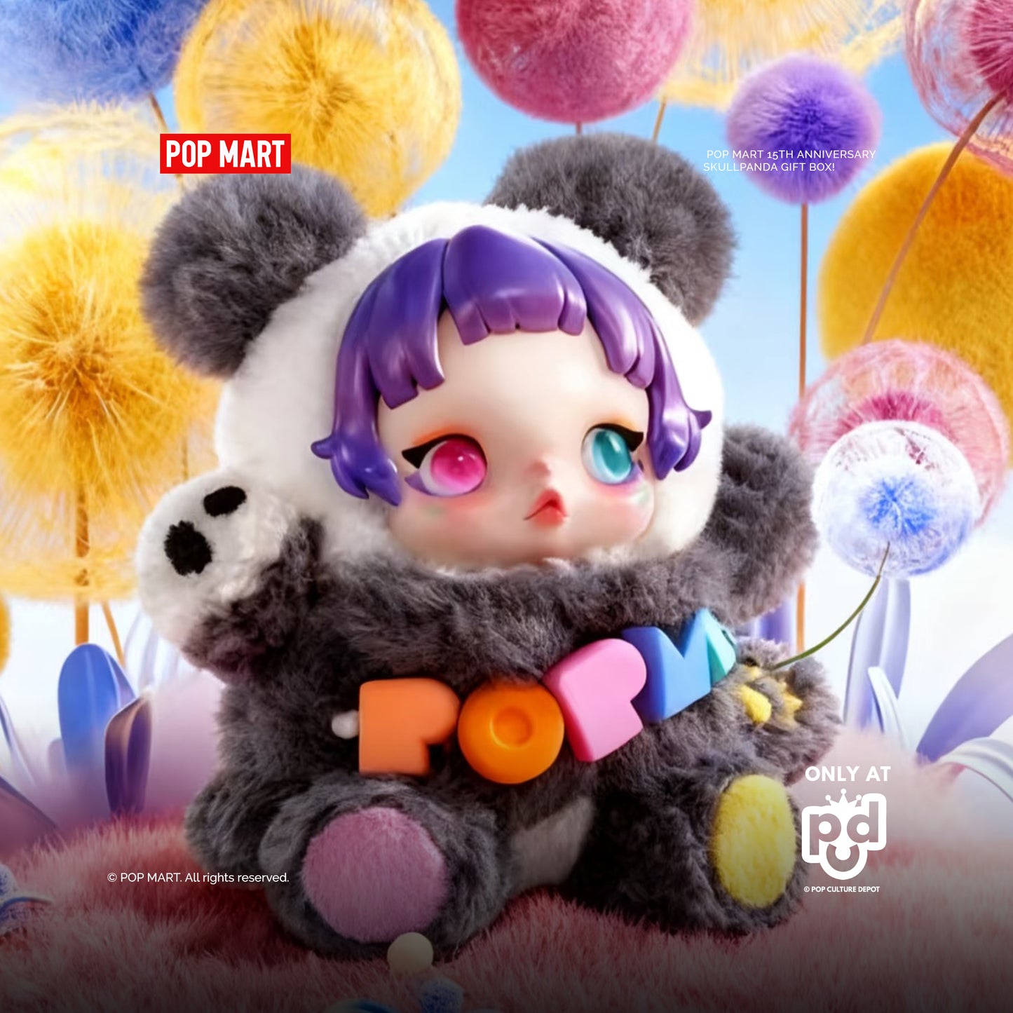POP MART SKULLPANDA 15th "KEEP REAL KEEP FOCUS" Anniversary Gift Box (PRE ORDER)