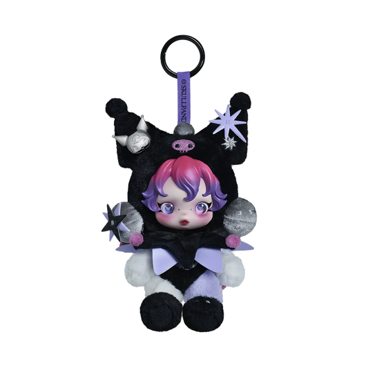 SKULLPANDA × KUROMI Plush Pendant