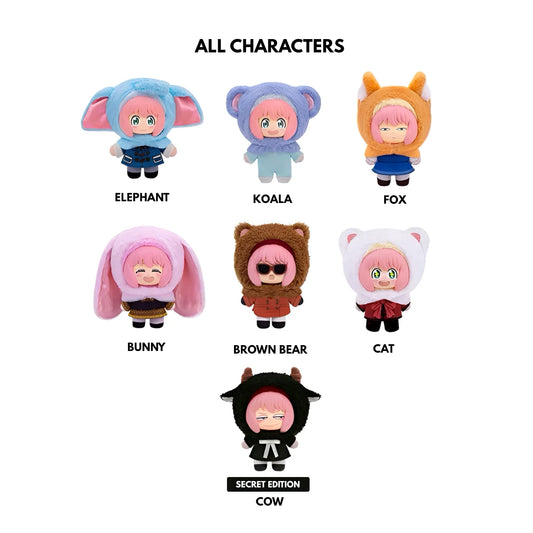 SPY x FAMILY Animal Party Series Vinyl Plush Pendant Blind Box by EAKI