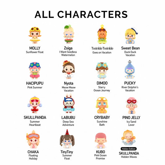 POP MART Pop Bean Summer Vacation Series Blind Box