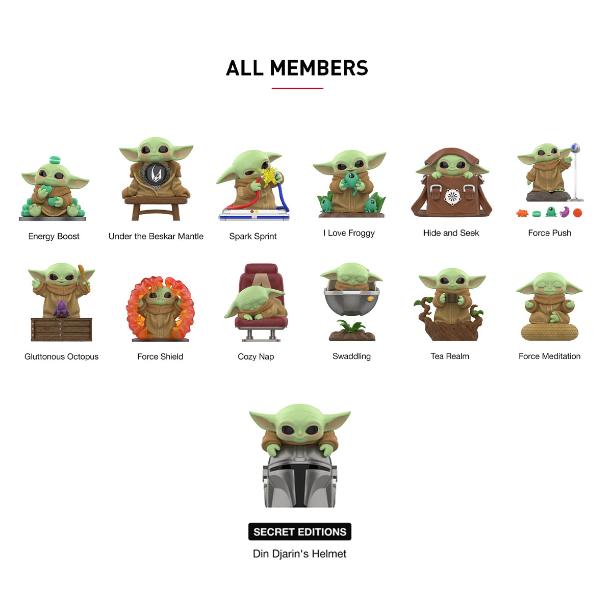 Star Wars Grogu Tiny But Mighty Series Figures - Pop Mart – POP