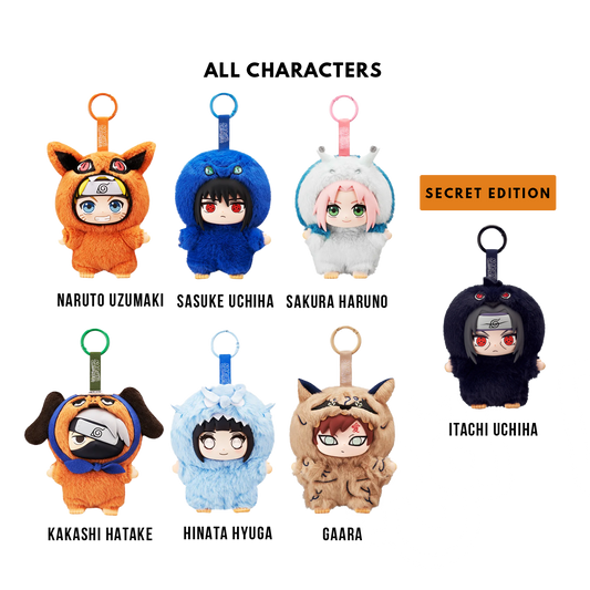 Naruto Shippuden Beast Party Series Plush Dolls Blind Box