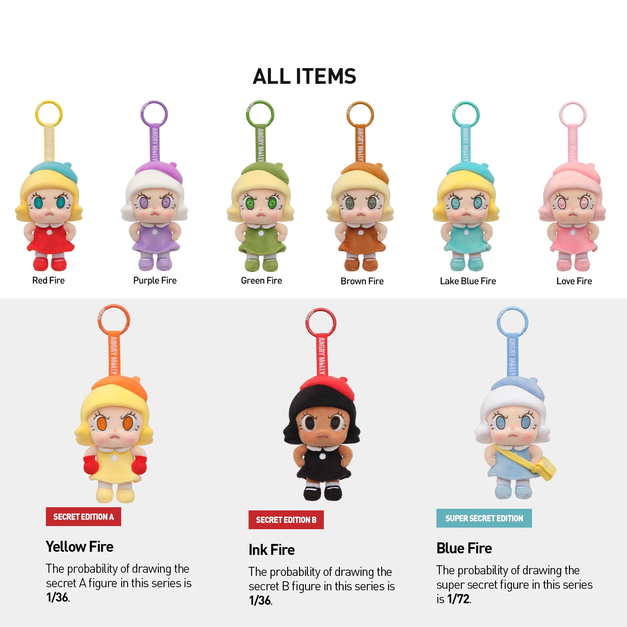 Angry Molly — Angry Energy Series Plush Pendant – POP CULTURE DEPOT