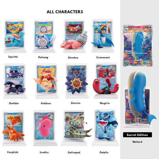 Pokemon TCG Dream Painting Vol.2 – Aqua Figurine Set Display Case (Simplified Chinese)