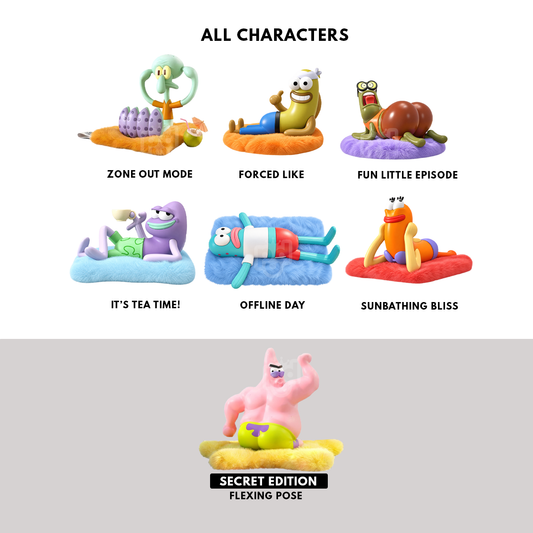 Bikini Bottom Summer Chill Series Scented Blind Box Figures