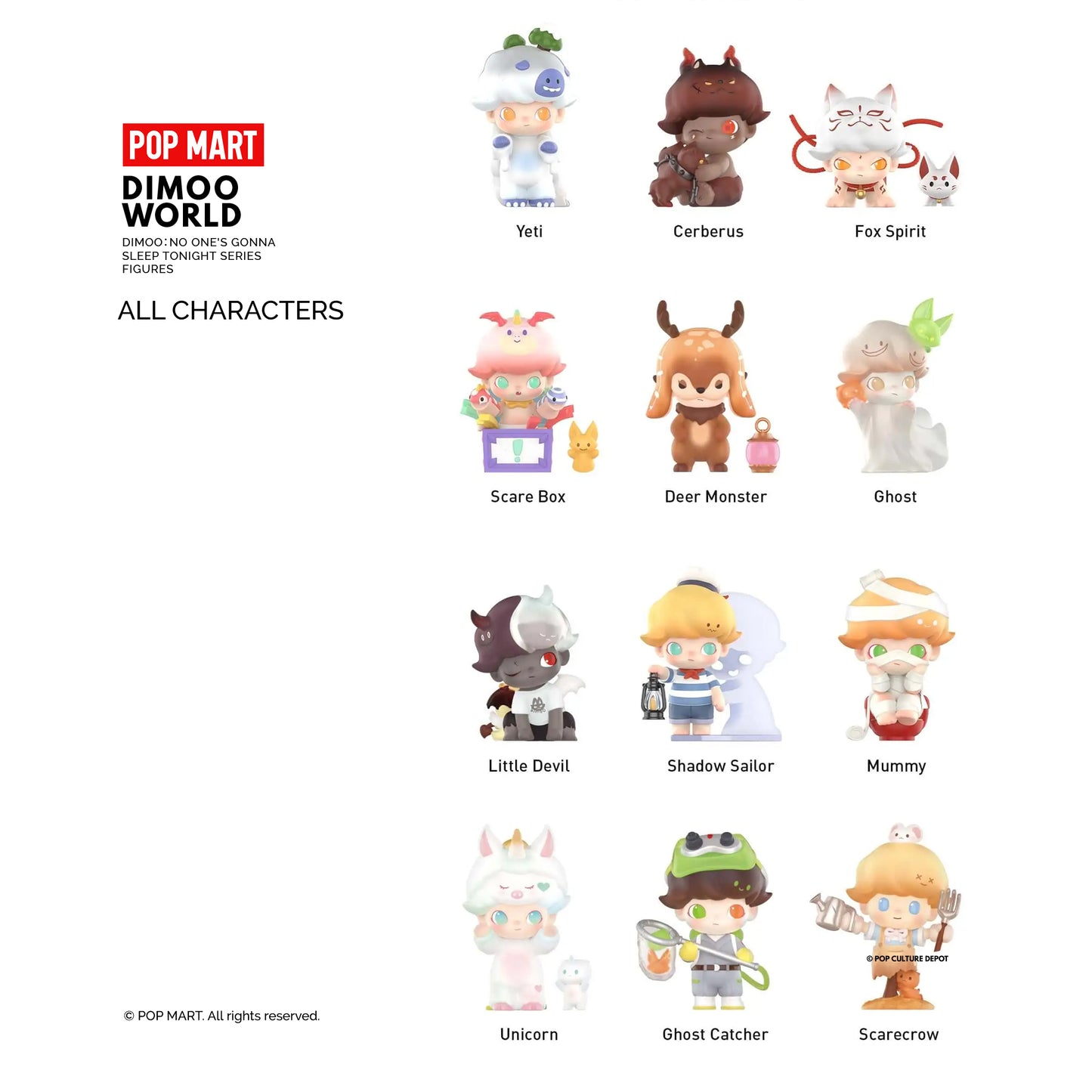 DIMOO: No One's Gonna Sleep Tonight Series Figures