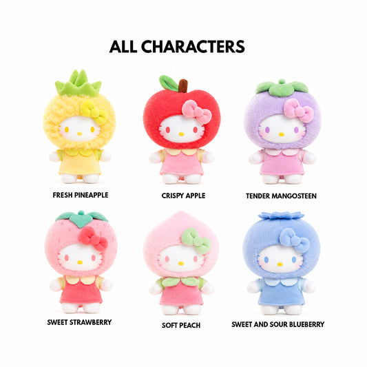 Hello Kitty Fruity Paradise Plush Pendant Blind Box