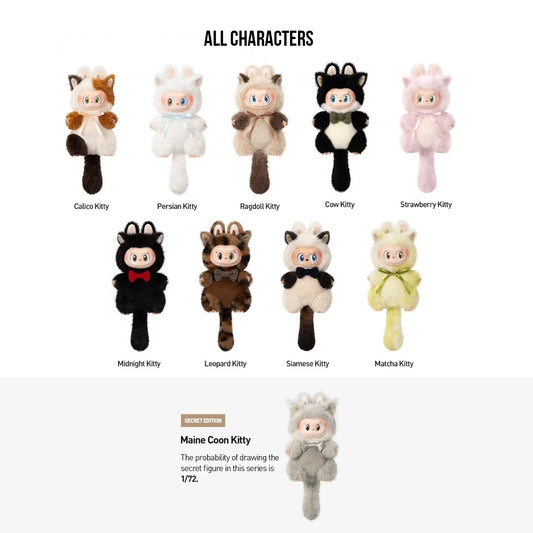 POP MART THE MONSTERS Cat Mode On Series – Vinyl Plush Pendant Blind Box (PRE ORDER)