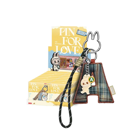 THE MONSTERS Pin for Love Series – Letter Pendant Blind Box (N–Z)