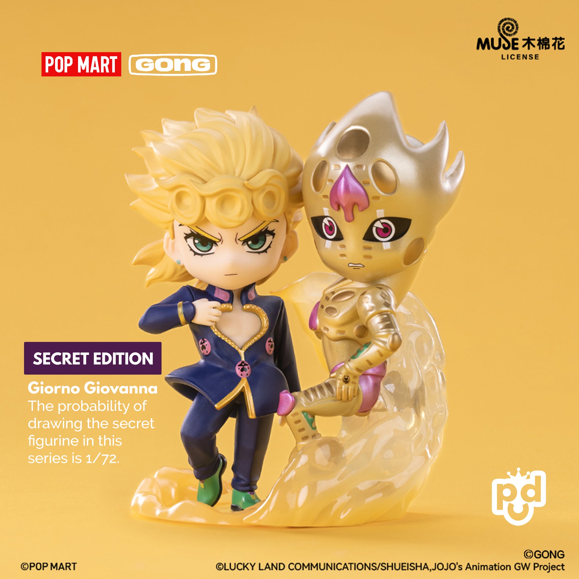 JoJo's Bizarre Adventure Golden Wind Series Figures Blind Box