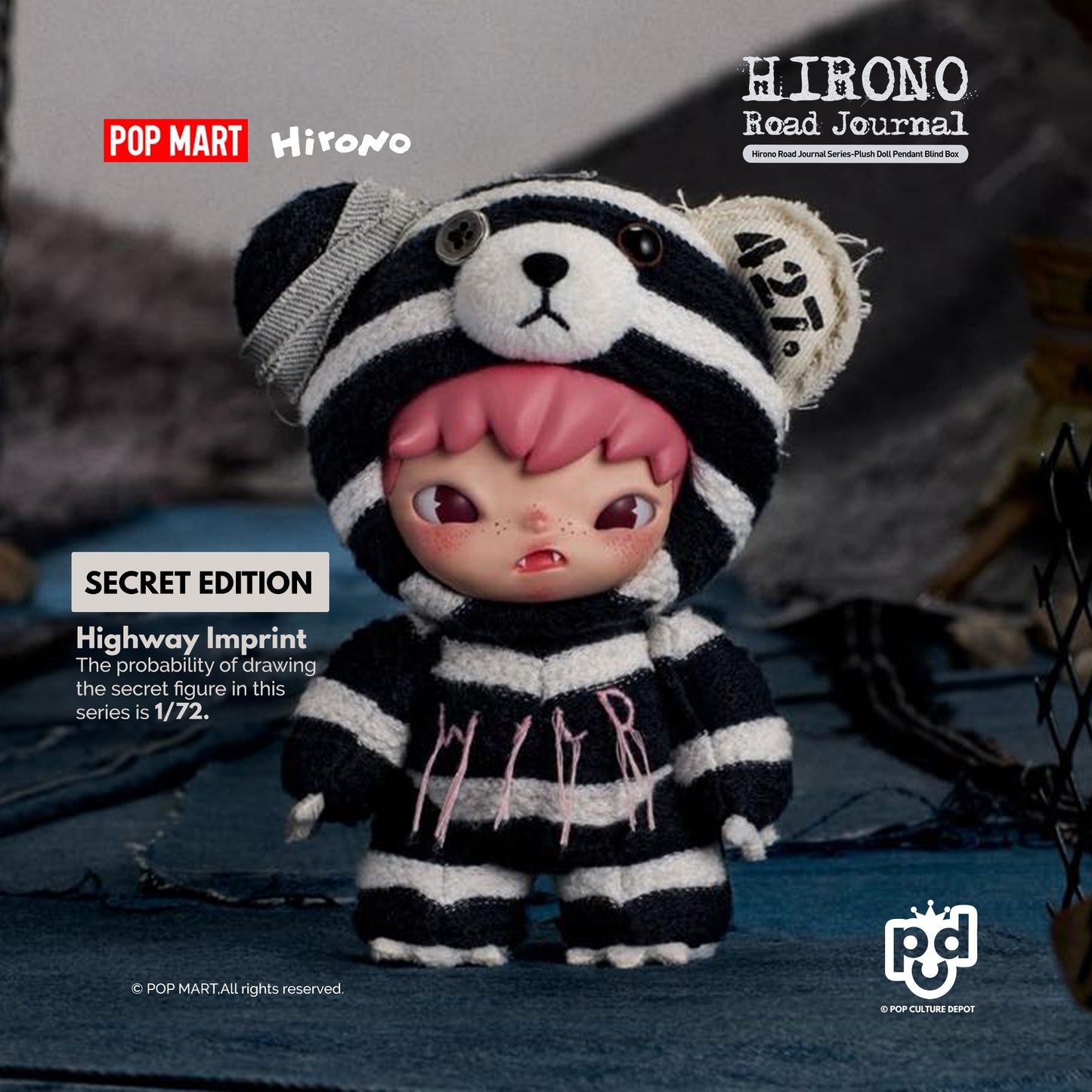Hirono Road Journal Series – Plush Doll Pendant Blind Box