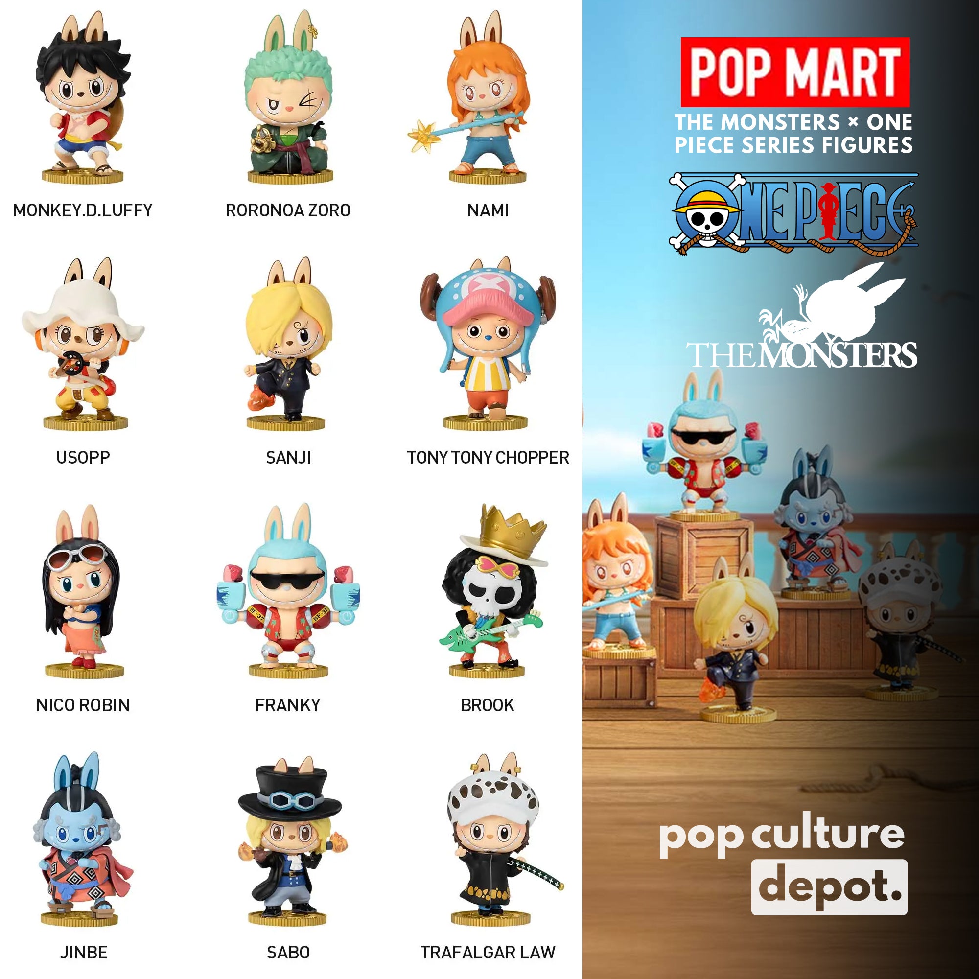 monsters one piece release date Pop Mart The Monsters One Piece Series Figures – POP CULTURE DEPOT