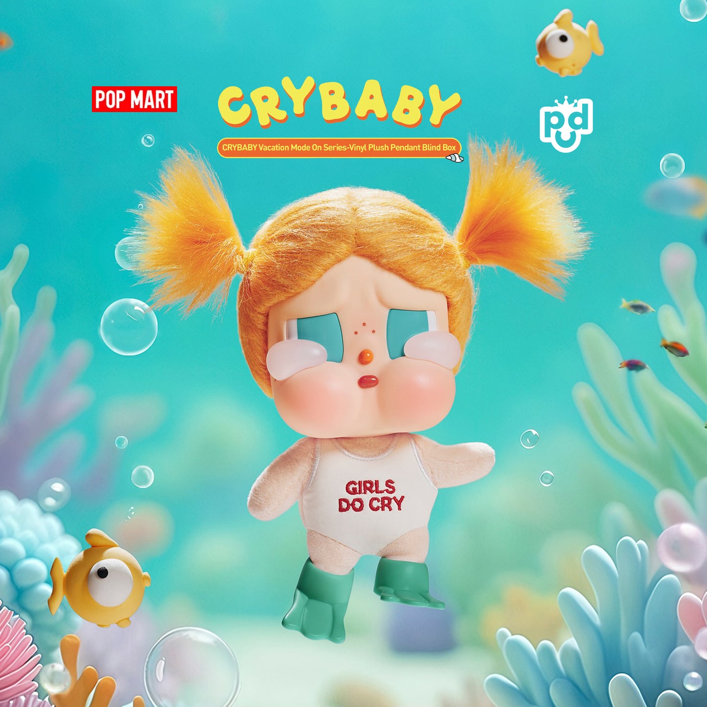 CryBaby Vacation Mode On Series - Vinyl Plush Pendant Blind Box