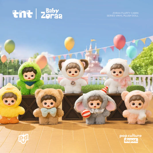 Zoraa Fluffy Cabin Series Vinyl Plush Dolls