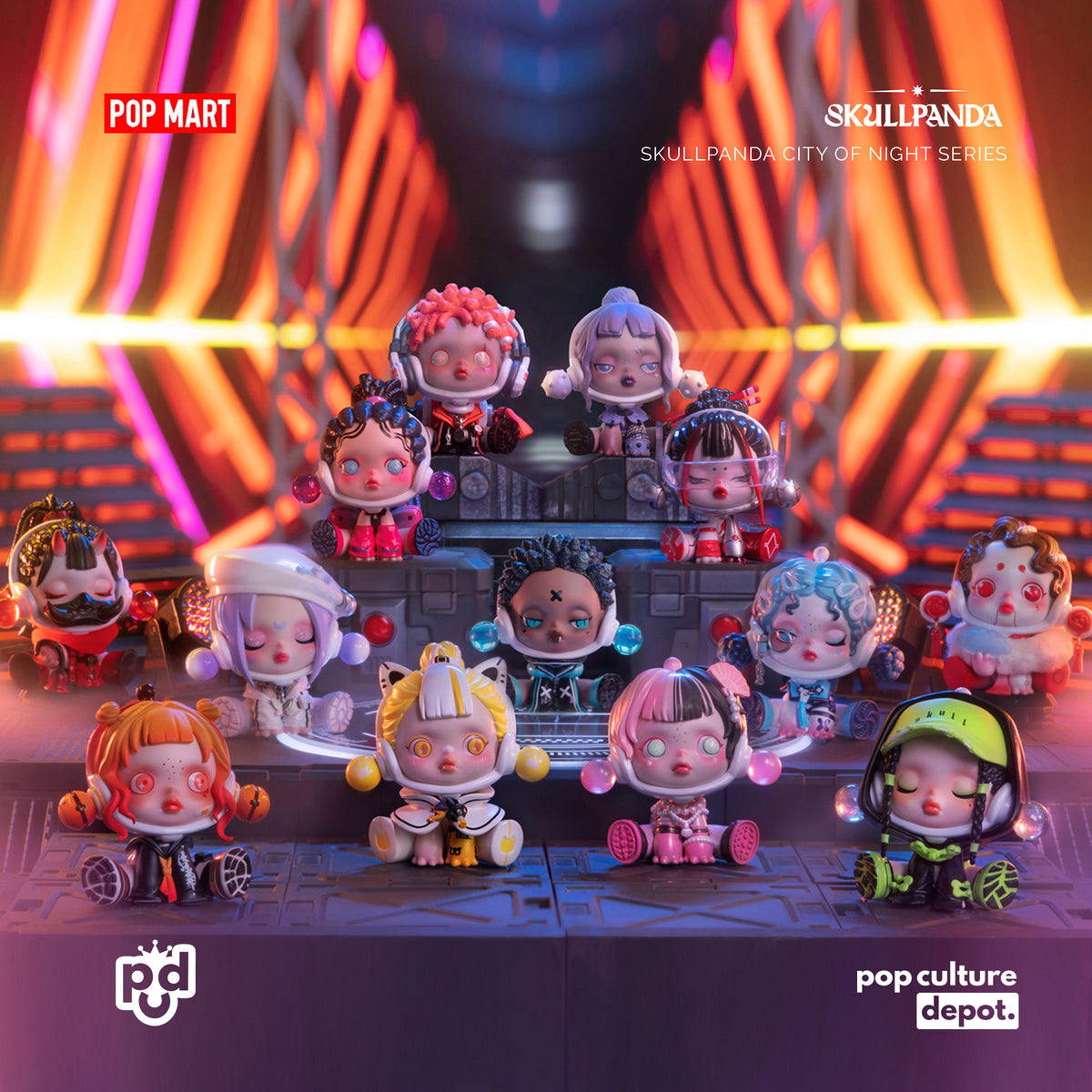 Pop Mart SKULLPANDA City of Night Series – POP CULTURE DEPOT