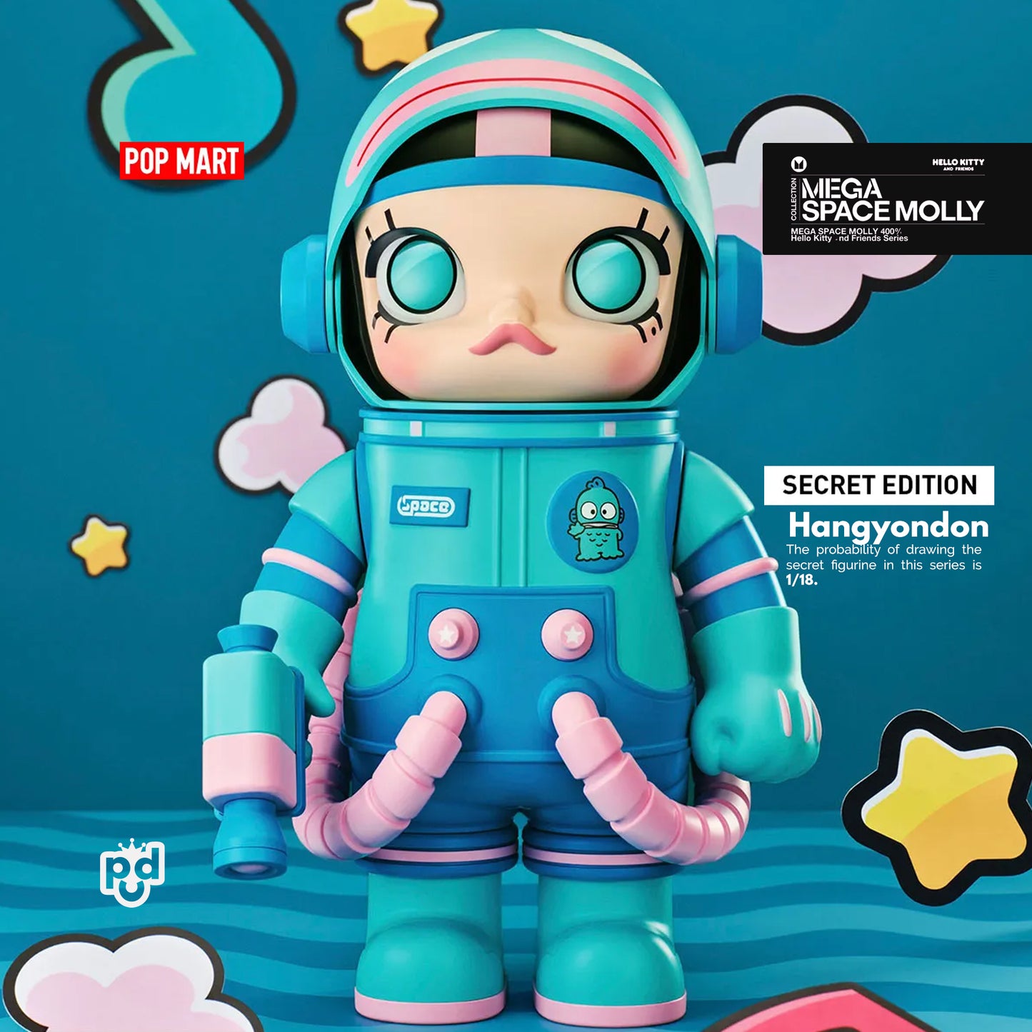 MEGA SPACE MOLLY 400% Hello Kitty and Friends Series