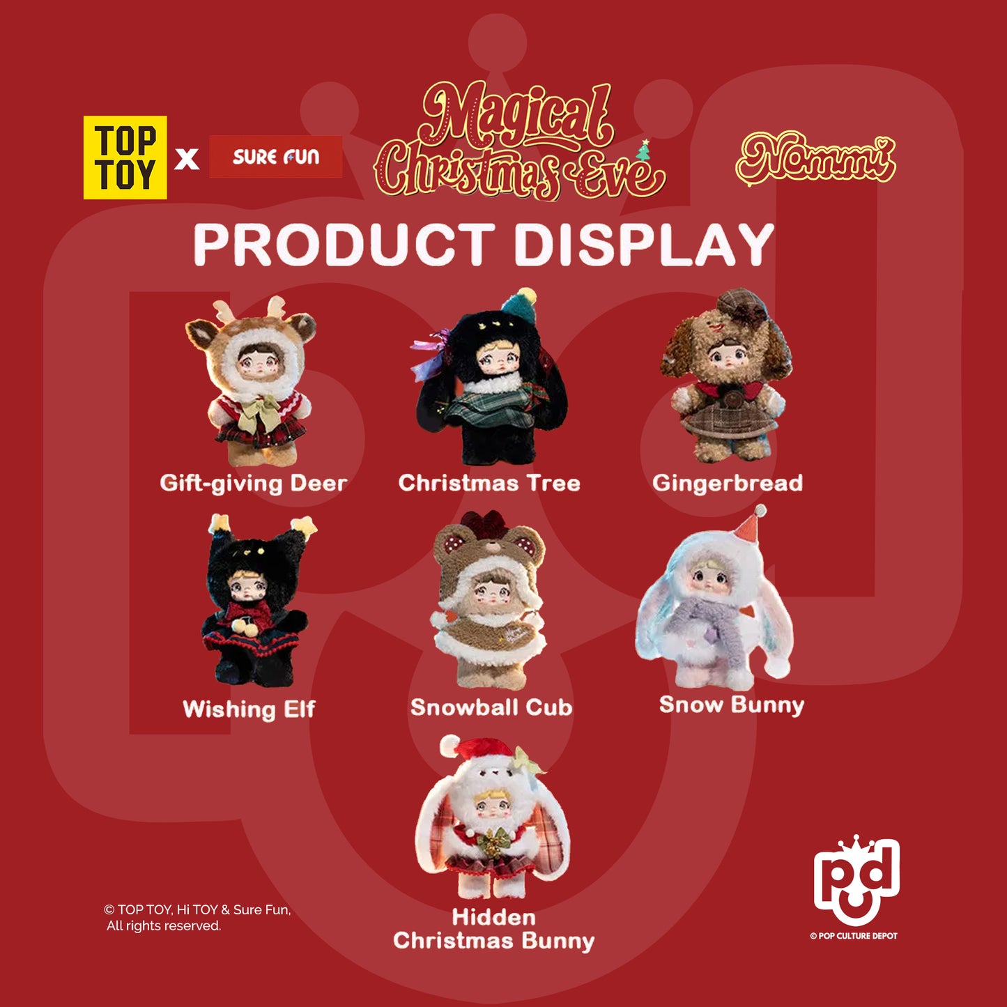 Nommi-Magical Christmas Eve Series Plush Blind Box