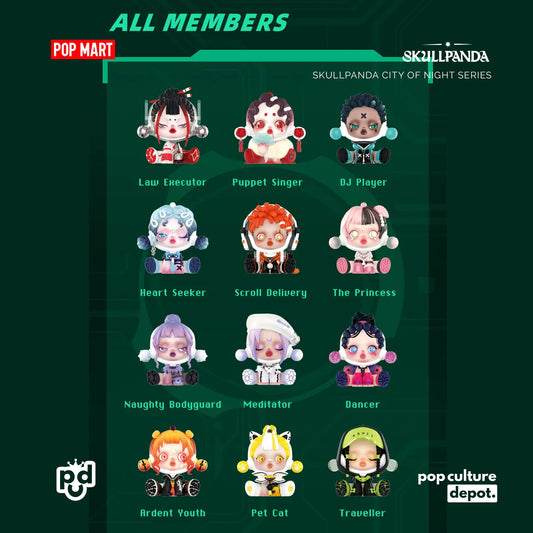 Pop Mart SKULLPANDA City of Night Series