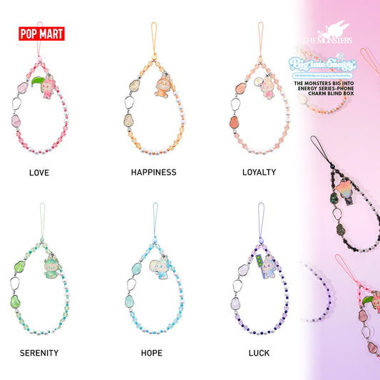 THE MONSTERS Big into Energy Series-Phone Charm Blind Box