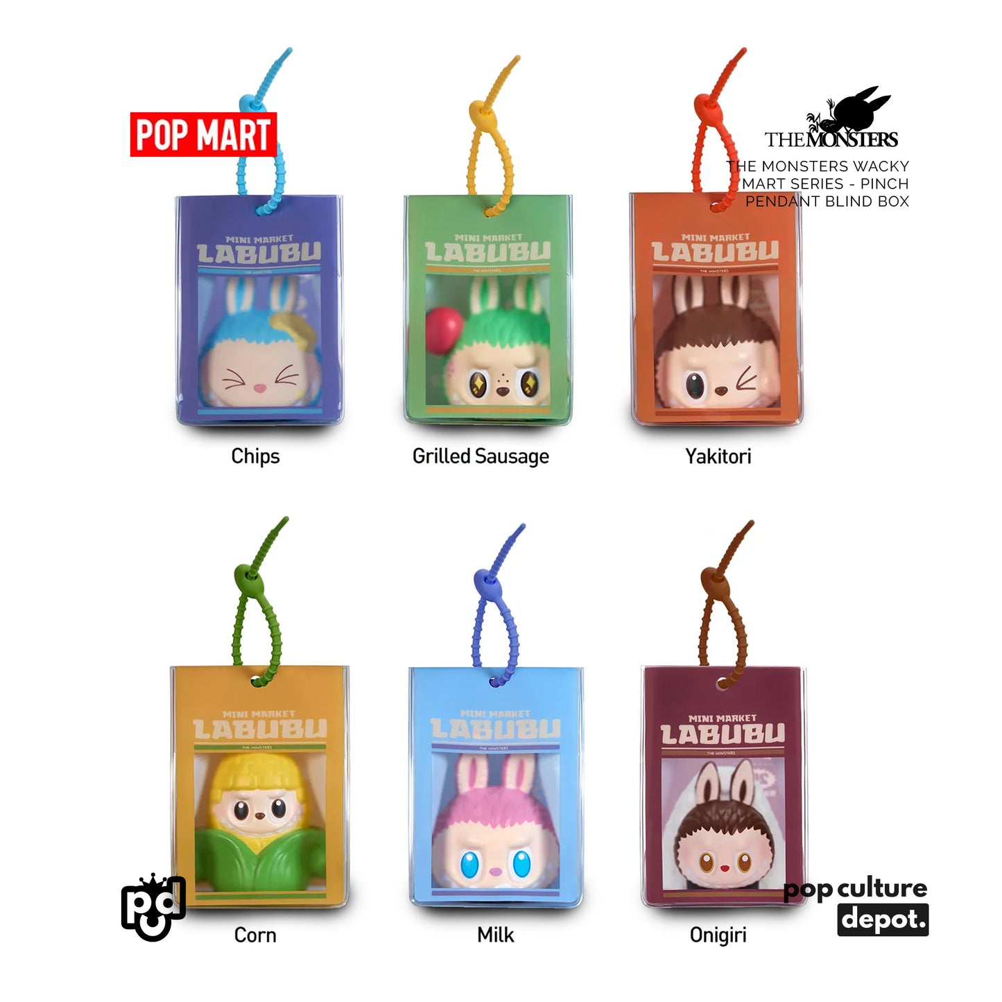 THE MONSTERS Wacky Mart Series - Pinch Pendant Blind Box