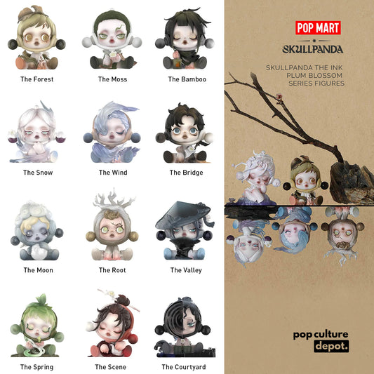 SKULLPANDA The Ink Plum Blossom Series Figures