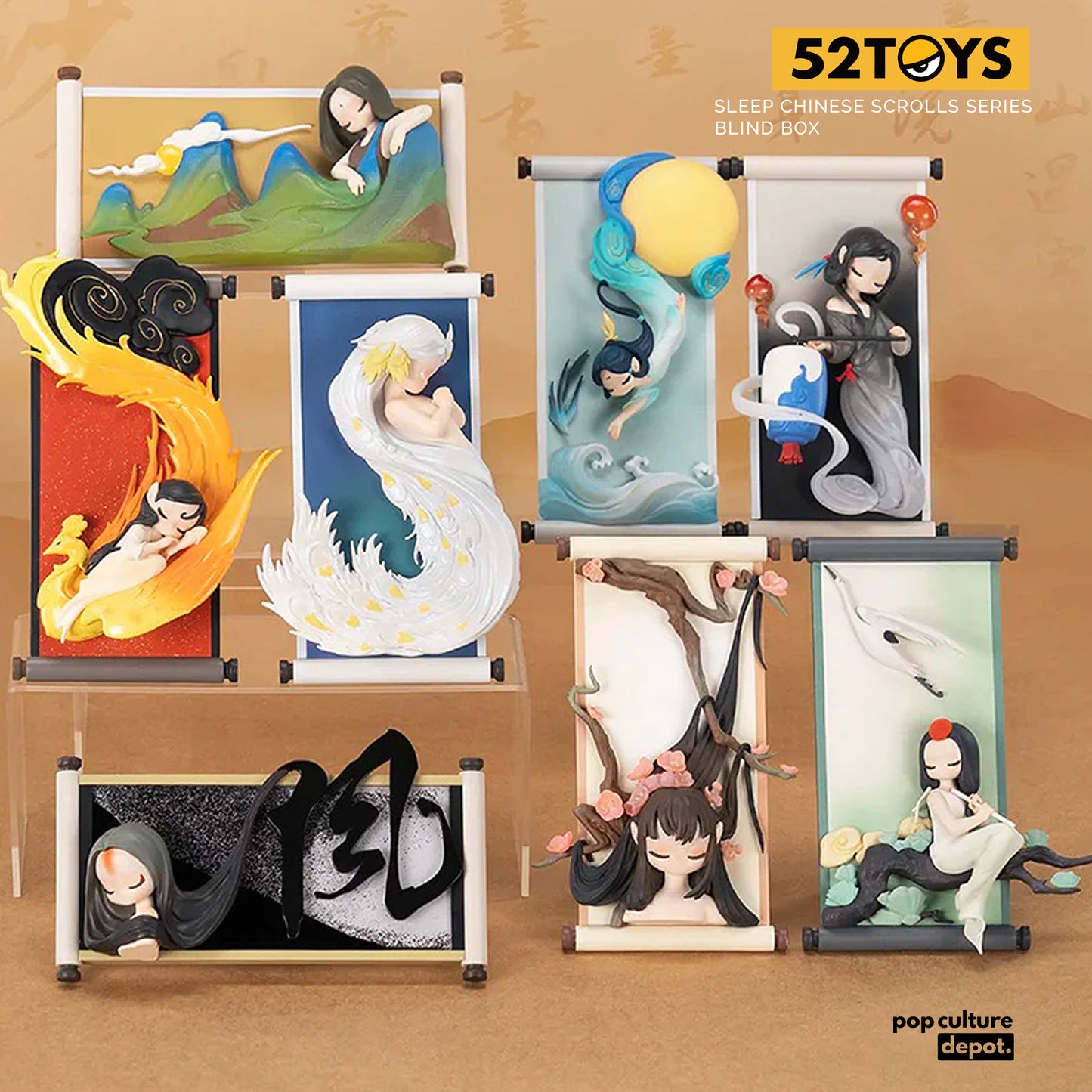 Sleep Chinese Scrolls Series Blind Box