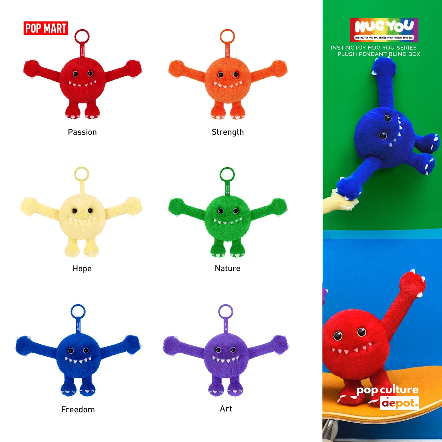 INSTINCTOY HUG YOU SERIES-Plush Pendant Blind Box