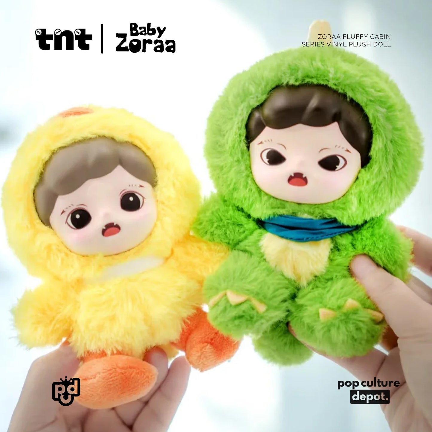 Zoraa Fluffy Cabin Series Vinyl Plush Dolls