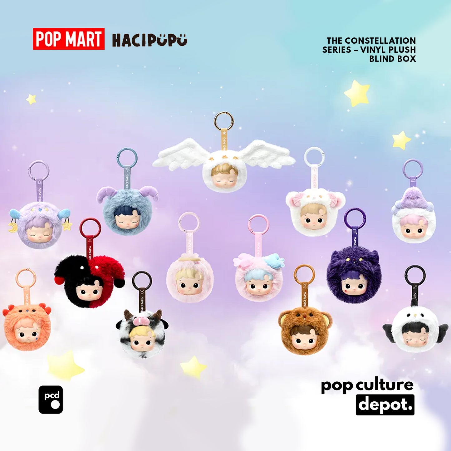 HACIPUPU The Constellation Series-Vinyl Plush Blind Box