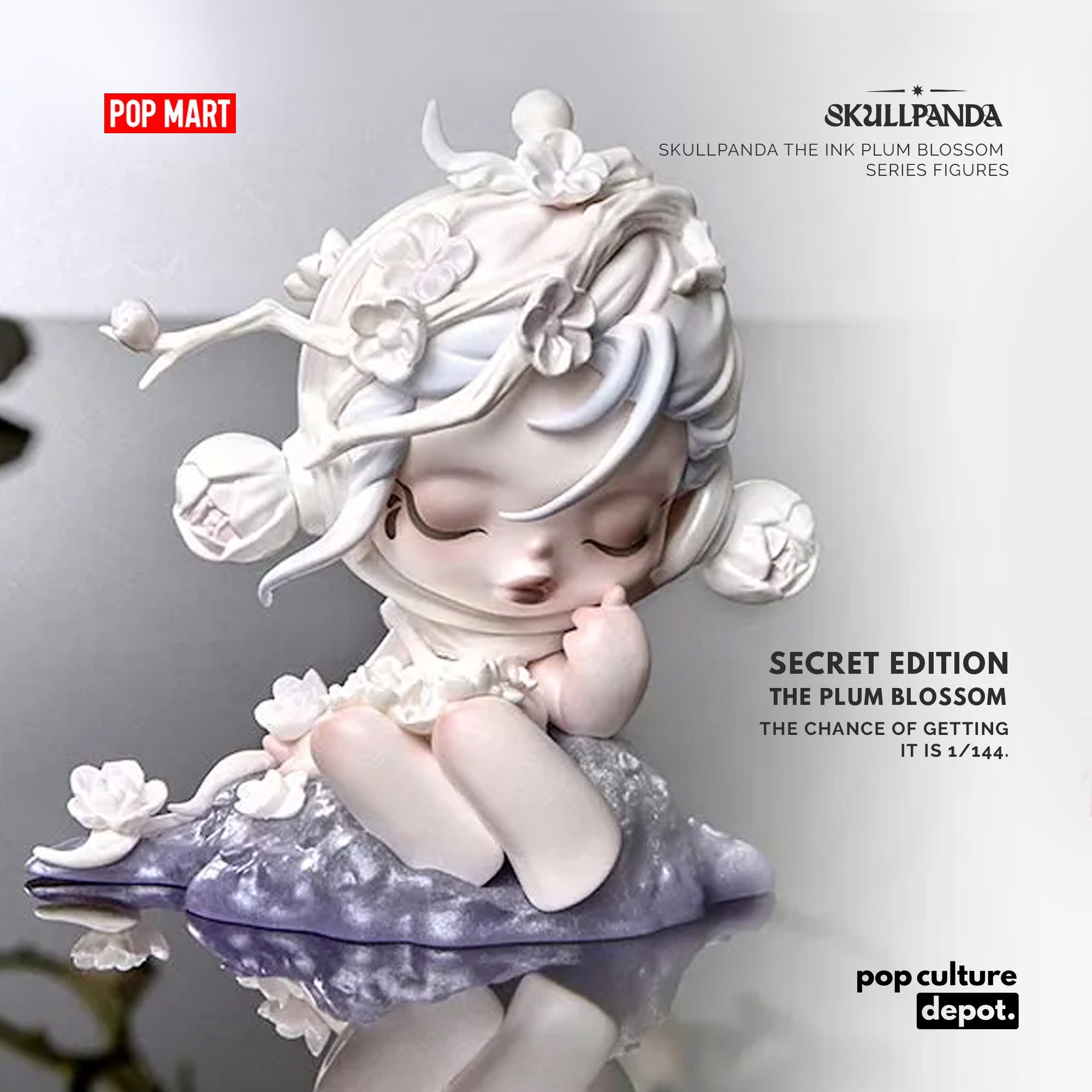 SKULLPANDA The Ink Plum Blossom Series Figures – POP CULTURE
