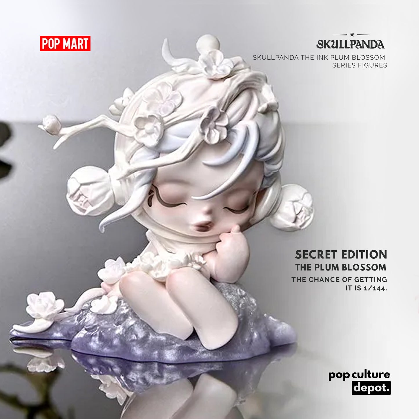 SKULLPANDA The Ink Plum Blossom Series Figures