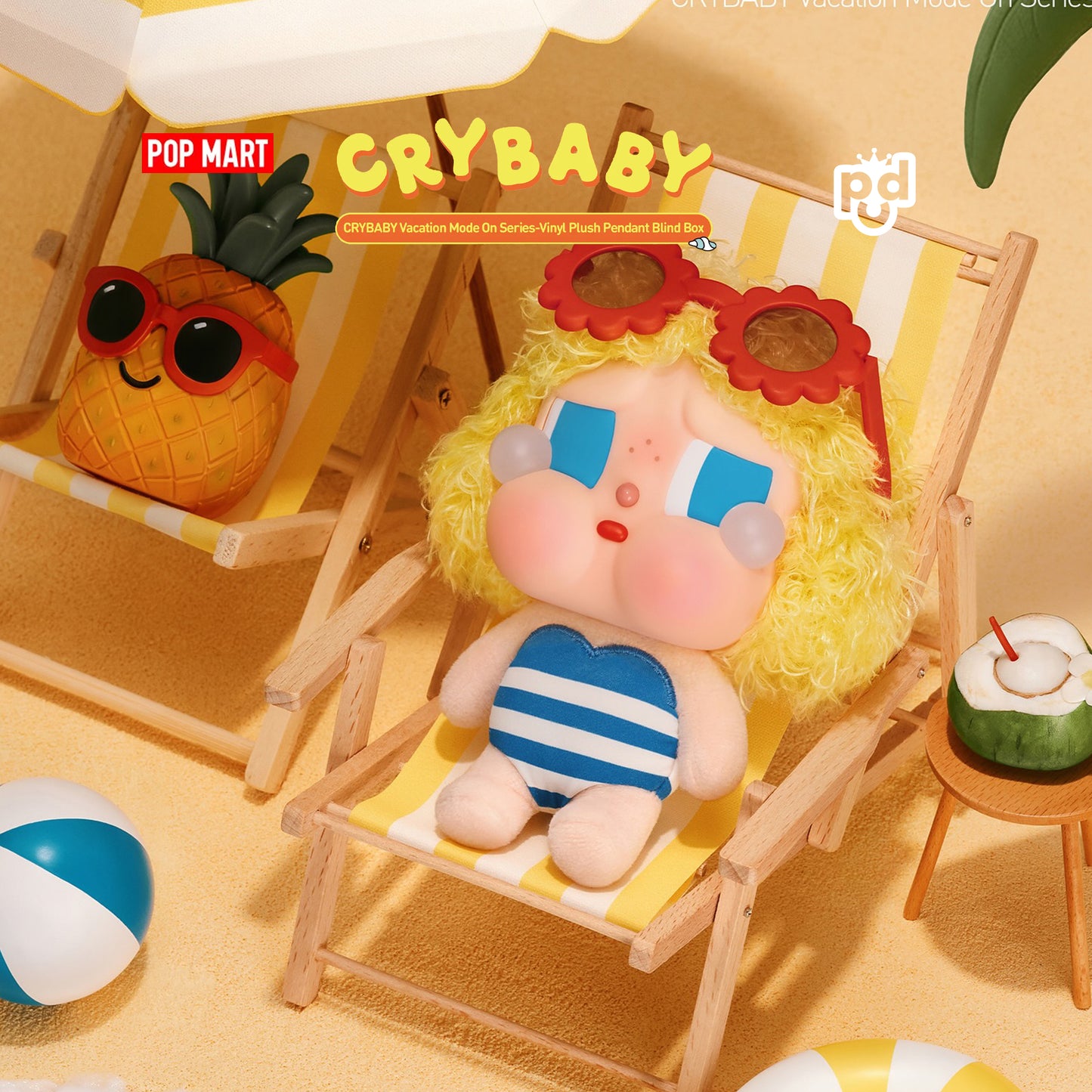 CryBaby Vacation Mode On Series - Vinyl Plush Pendant Blind Box
