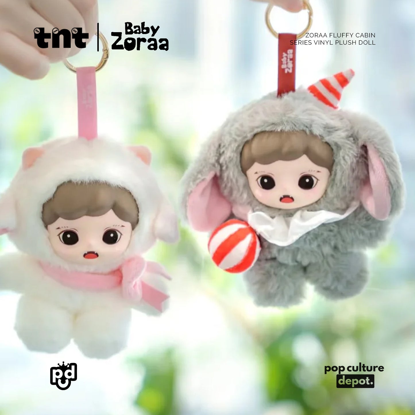 Zoraa Fluffy Cabin Series Vinyl Plush Dolls