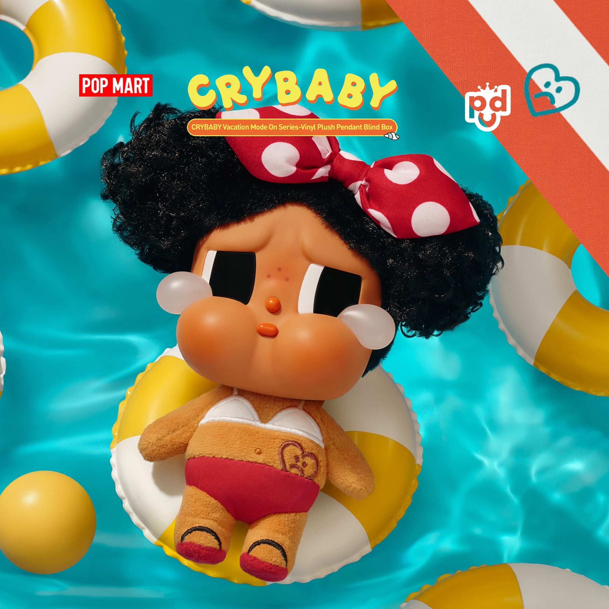 CryBaby Vacation Mode On Series - Vinyl Plush Pendant Blind Box