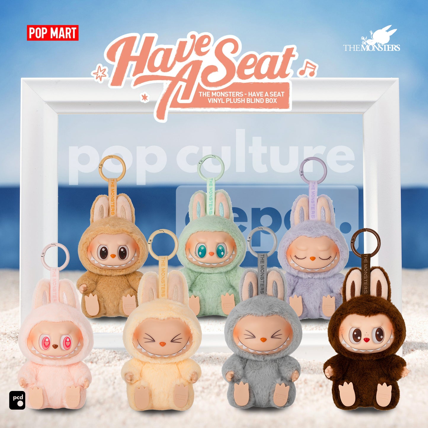 THE MONSTERS - Have a Seat Vinyl Plush Blind Box
