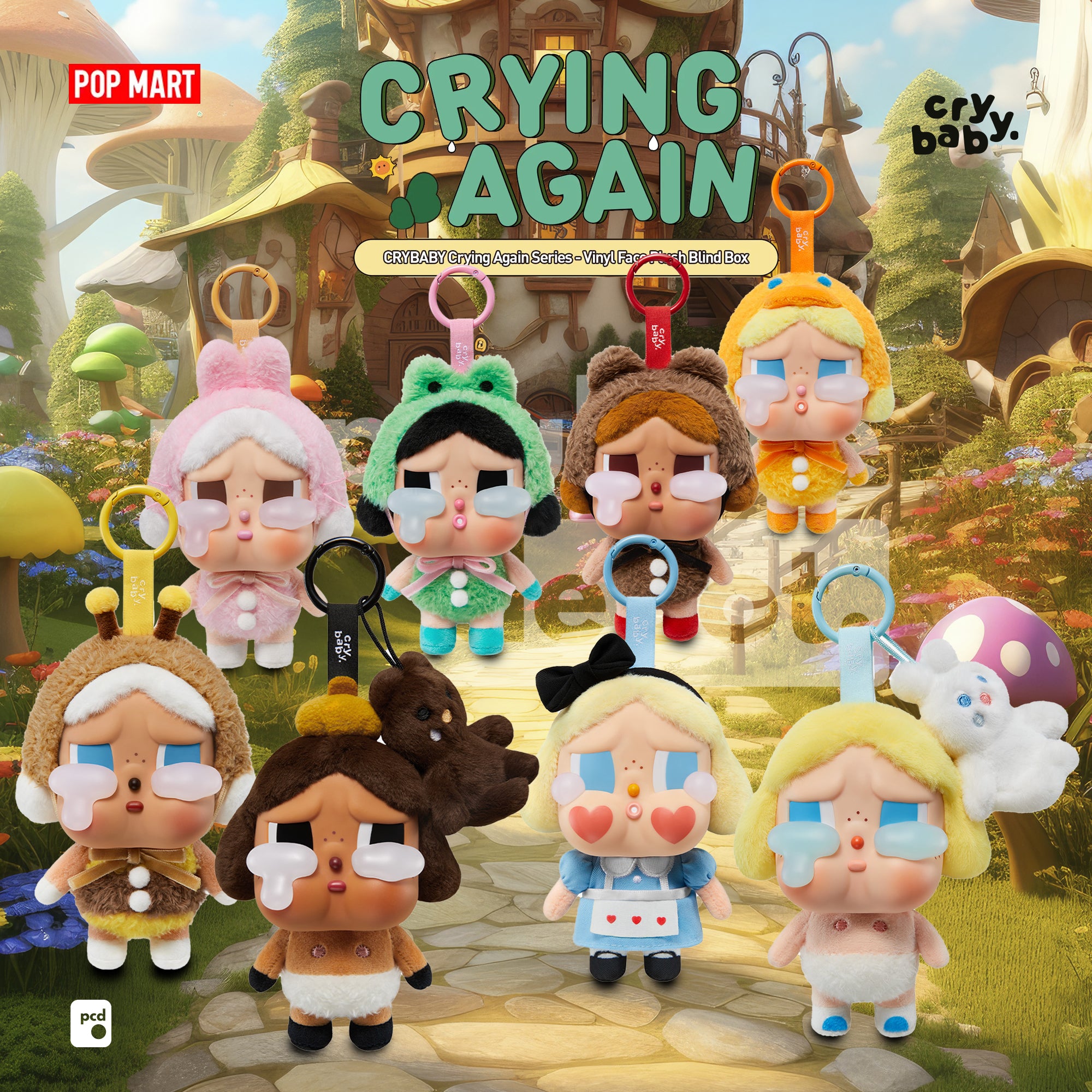 CRYBABY Crying Again Series-Vinyl Face Plush Blind Boxes – POP CULTURE ...