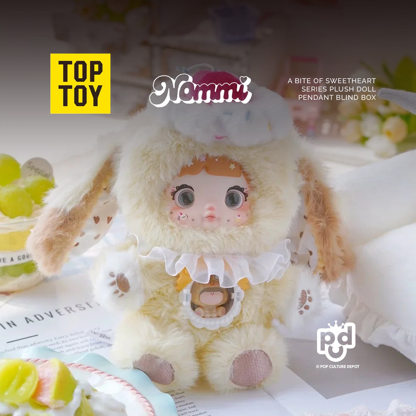 Nommi A Bite Of Sweetheart Series Plush Doll Pendant Blind Box