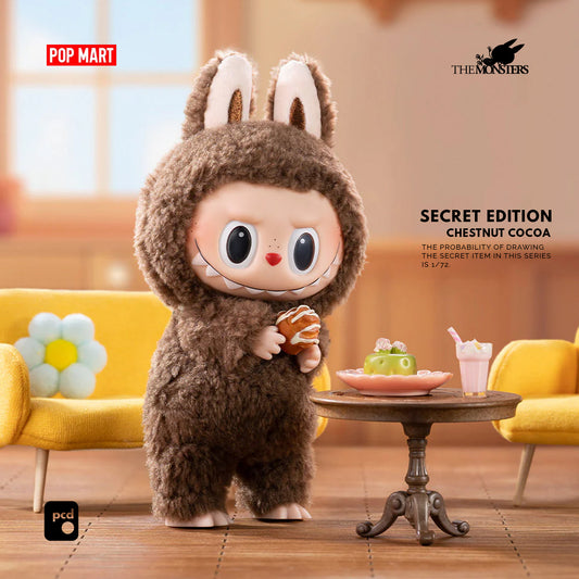 POPMART The Monsters Exciting Macaron Vinyl Face Series | Secret | Chestnut Cocoa (1/72)