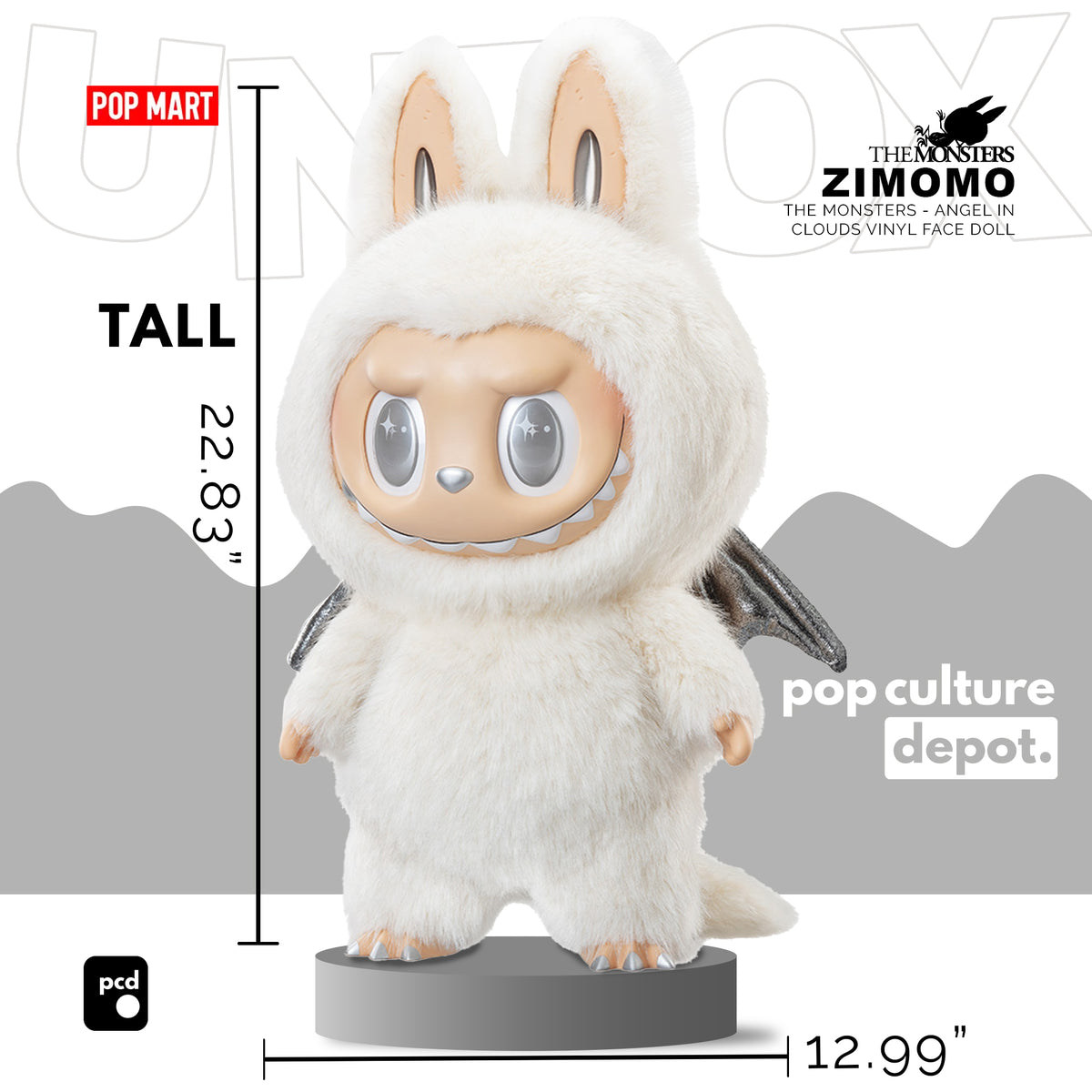 THE MONSTERS - ANGEL IN CLOUDS ZIMOMO Vinyl Face Doll – POP 