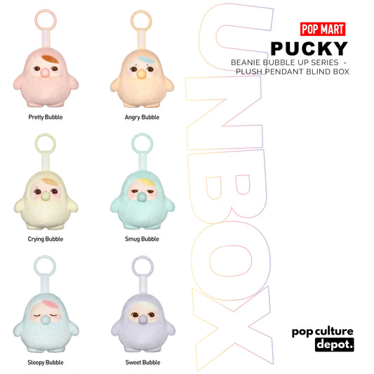 POP MART Pucky Beanie Bubble Up Series - Plush Pendant Blind Box